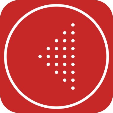 Web tasarımı için sol yön ok simgesi