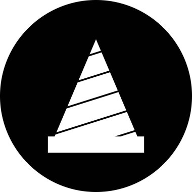 Projeniz için vektör koni simgesi