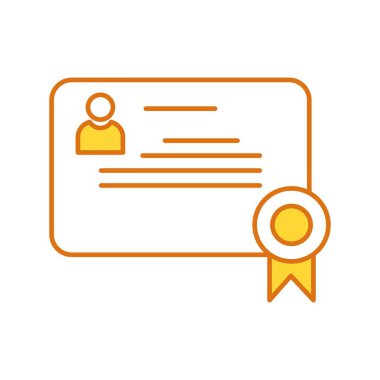 Projeniz için vektör diploma simgesi