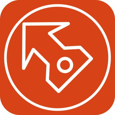 Projeniz için sol yön ok simgesi