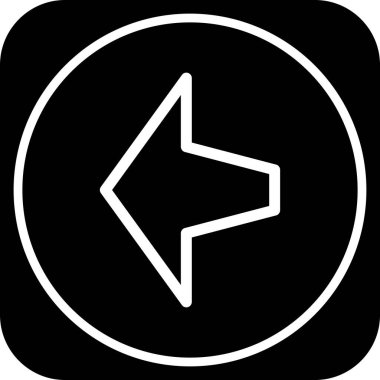 Projeniz için sol yön ok simgesi