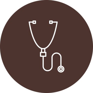 Projeniz için vektör steteskop simgesi