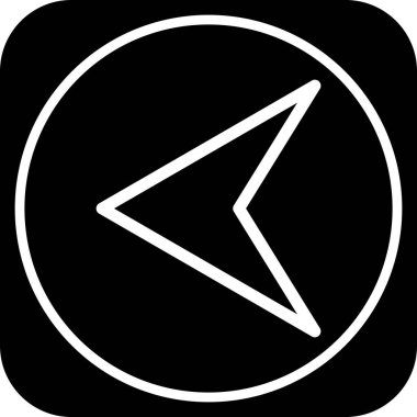 Projeniz için sol yön ok simgesi