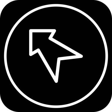 Projeniz için sol yön ok simgesi