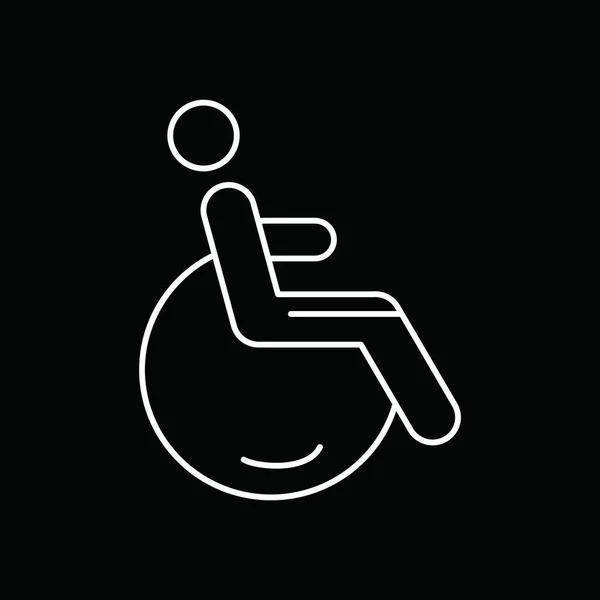 Icône Handicap Vectoriel Pour Votre Projet — Image vectorielle