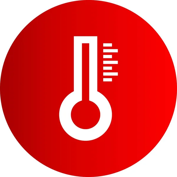 プロジェクトのベクトル温度計アイコン — ストックベクタ