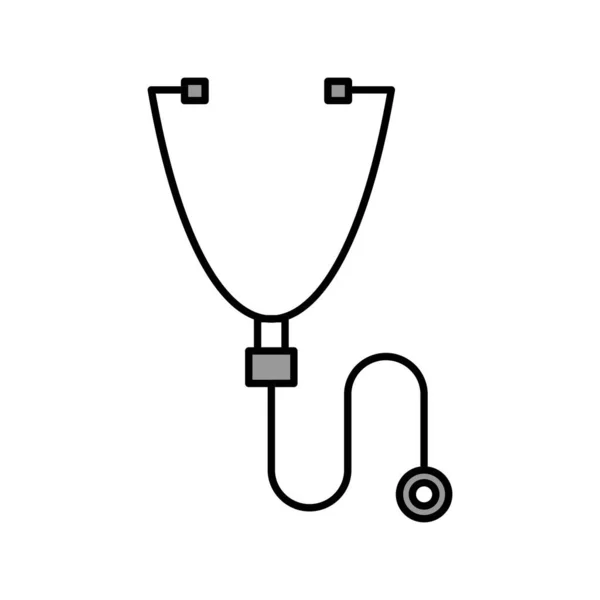 Vector Stethoscope Icon Your Project — Stock Vector