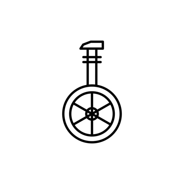 Einrad Symbol Für Ihr Projekt — Stockvektor