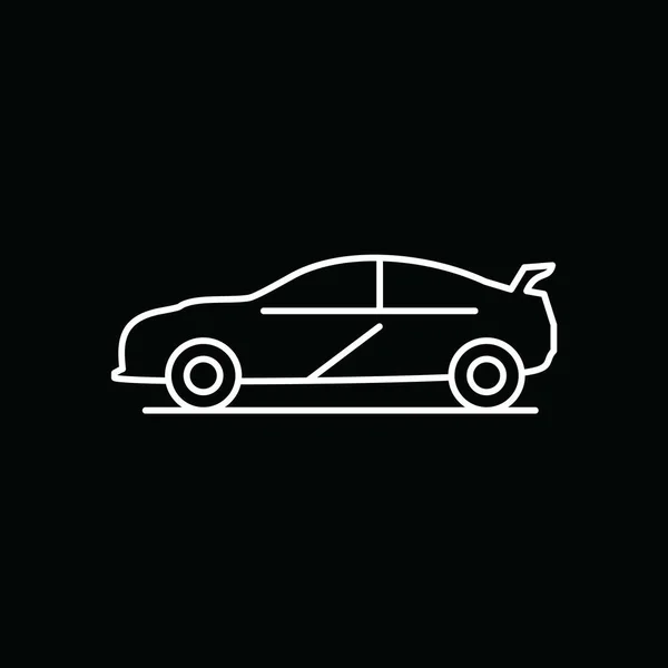 Vector Icono Coche Para Proyecto — Archivo Imágenes Vectoriales