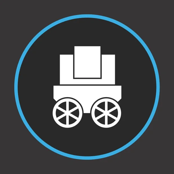 Ikona Wagonu Dla Twojego Projektu — Wektor stockowy