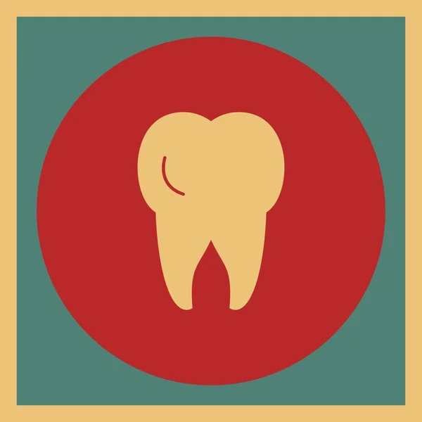 Icono Dental Para Proyecto — Vector de stock