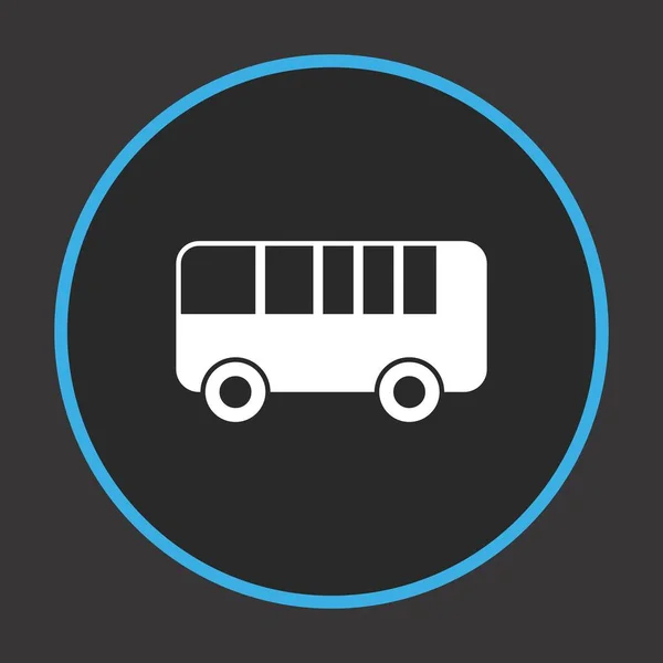 Icona Dell Autobus Tuo Progetto — Vettoriale Stock
