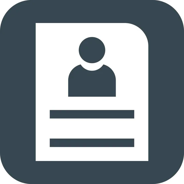 Projeniz için vektör cv simgesi