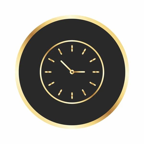 Icône Horloge Pour Votre Projet — Image vectorielle