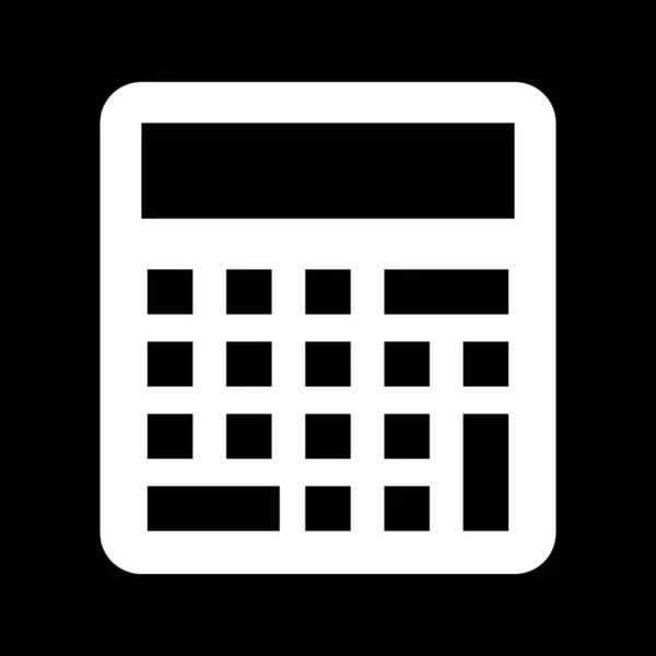 Icono Calculadora Vectorial Para Proyecto — Vector de stock