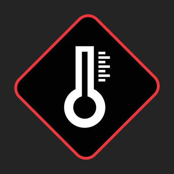 Thermometer Symbol Für Ihr Projekt — Stockvektor