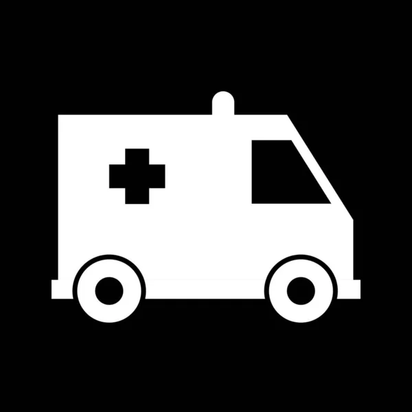 Vector Ambulance Icon Your Project — Stock Vector