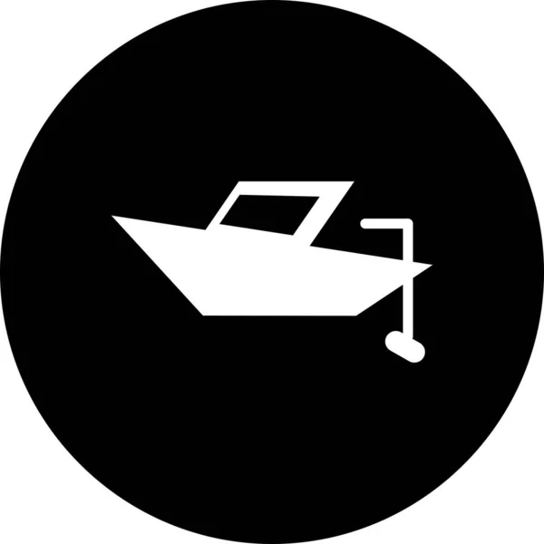 Icono Barco Vectorial Para Proyecto — Vector de stock