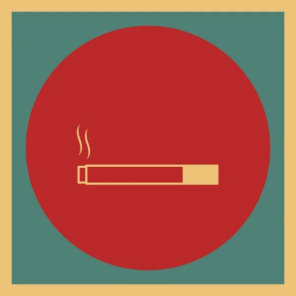 Cigarette Icon Your Project — Stock Vector