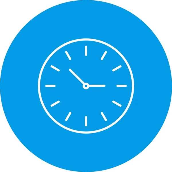 Icono Reloj Vectorial Para Proyecto — Vector de stock