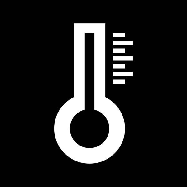 Vector Thermometer Icon Your Project — Stock Vector