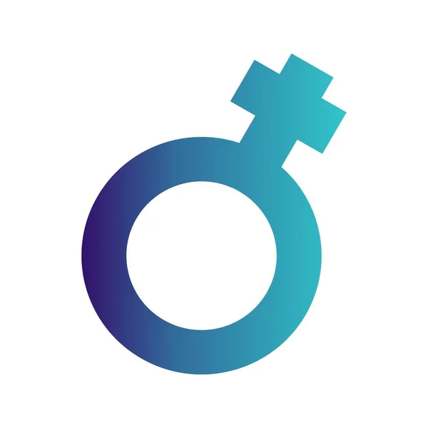 Icono Femenino Vectorial Para Proyecto — Vector de stock