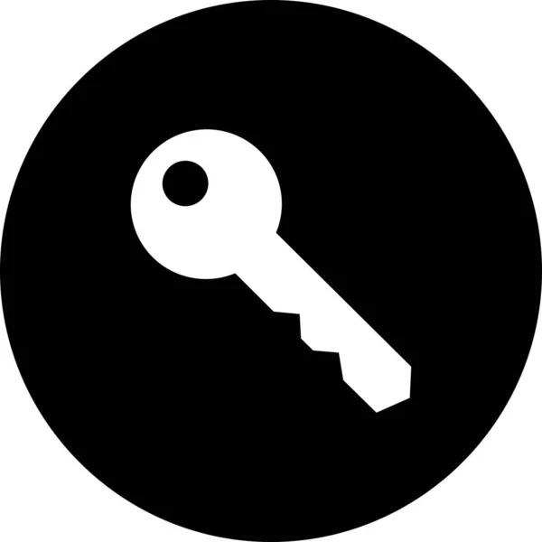 Vector Key Icoon Voor Project — Stockvector