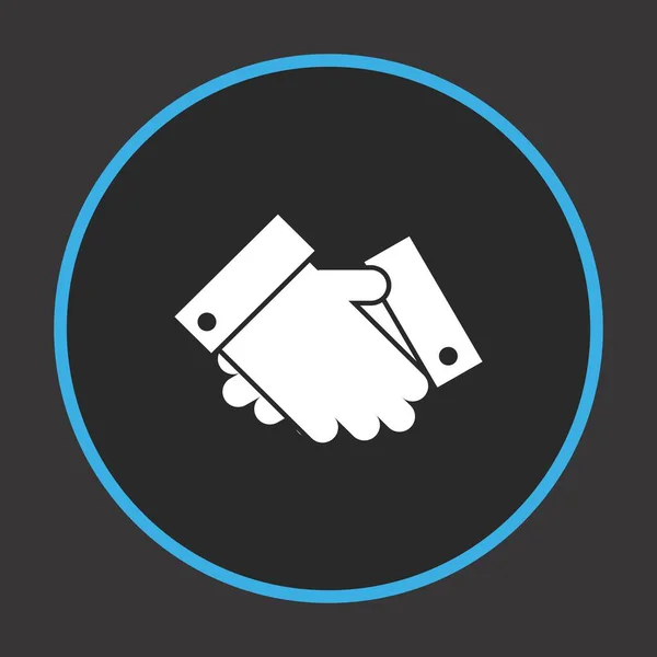 Handshake Symbol Für Ihr Projekt — Stockvektor