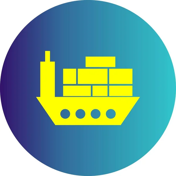 Ship Icon Your Project — Stock Vector