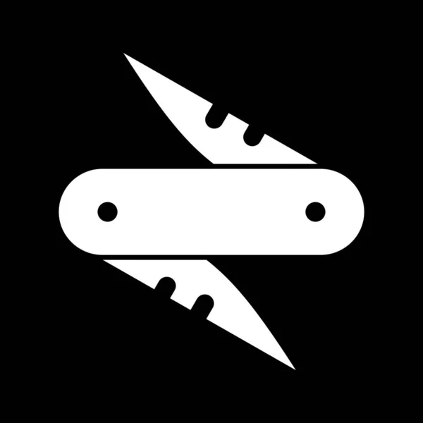 Icono Cuchillo Vectorial Para Proyecto — Vector de stock