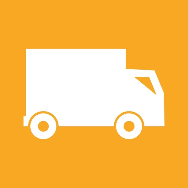 Vector Truck Icon Your Project — Stock Vector