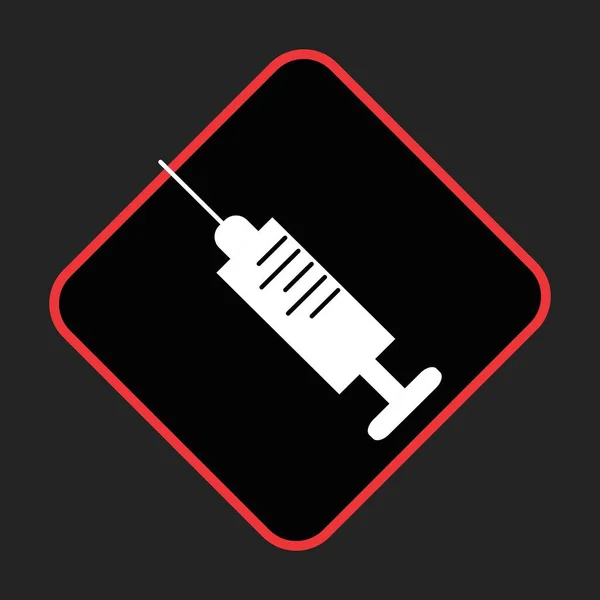 Injectiepictogram Voor Project — Stockvector