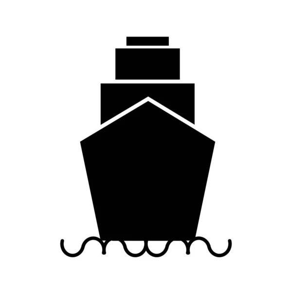 Hajó Ikon Projektjéhez — Stock Vector