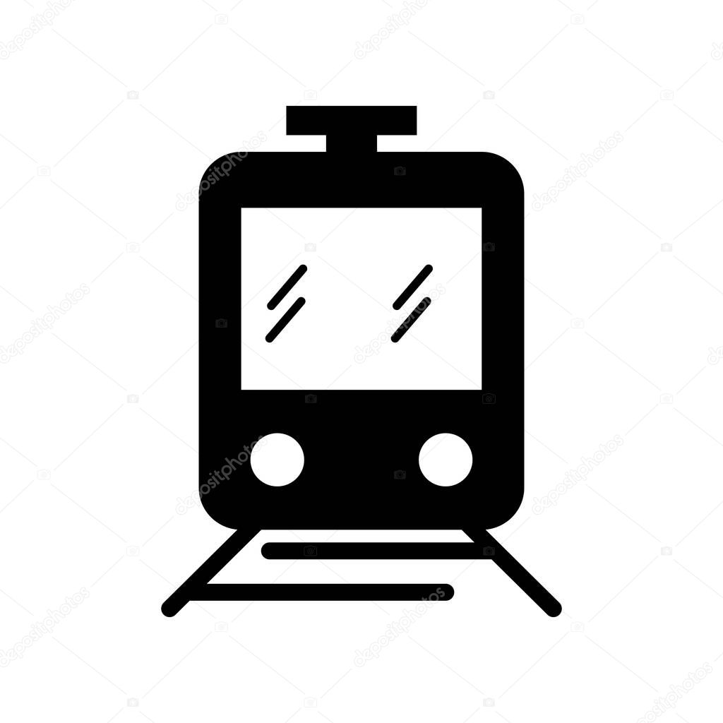  Vector train icon illustration