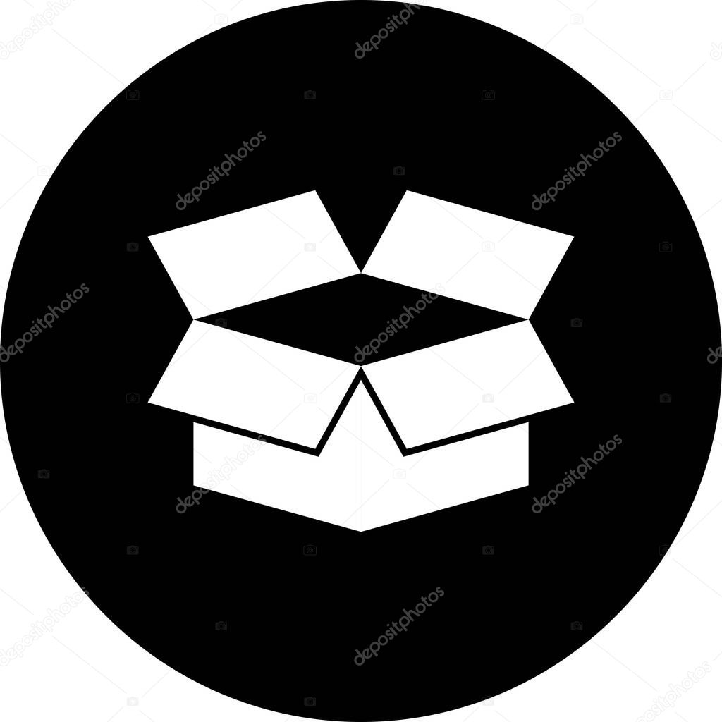  Vector box icon for your project