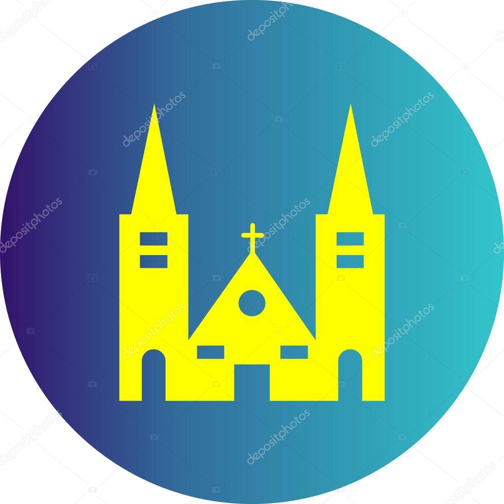  Vector church icon for your project