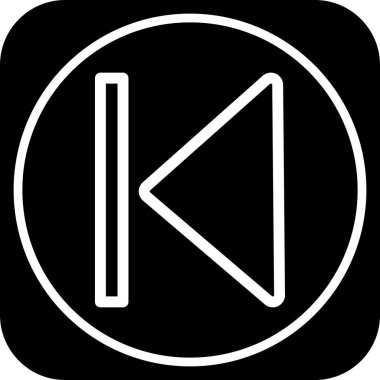 Web tasarımı için sol yön ok simgesi