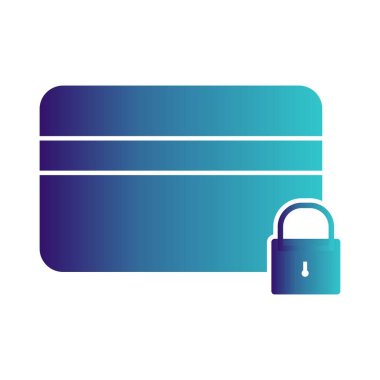 Projeniz için kredi kartı vektör simgesi