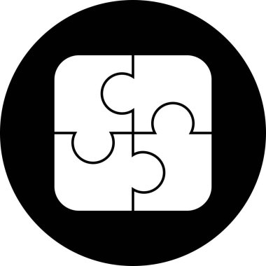 Projeniz için vektör yapboz simgesi