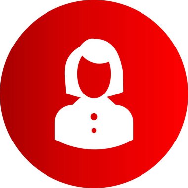 Projeniz için vektör kadın doktor simgesi