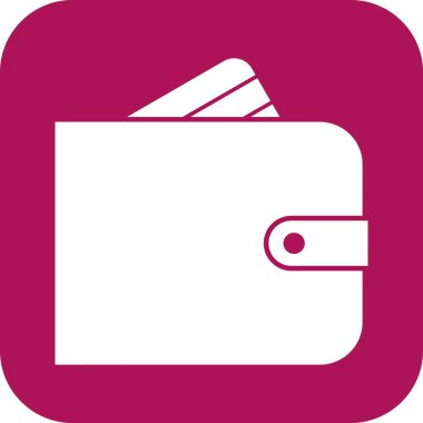  cüzdan simgesi yaratıcı tasarım şablonu