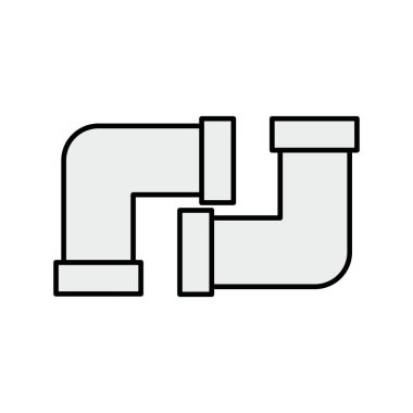 Projeniz için vektör boru simgesi şablonu