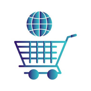 Projeniz için vektör arabası simgesi