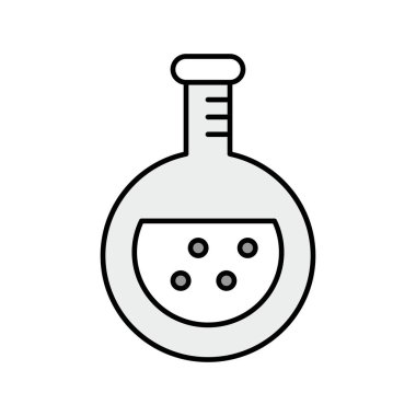  Projeniz için arka planda vektör kimyası simgesi