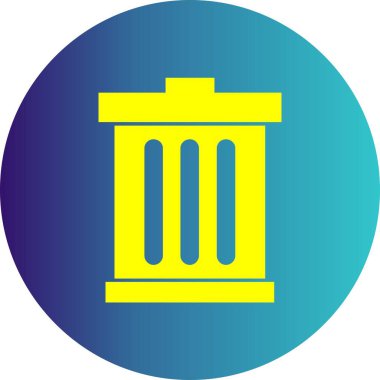 Vektör çöp simgesi, grafik tasarımı