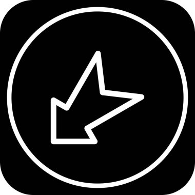 Projeniz için sol yön ok simgesi