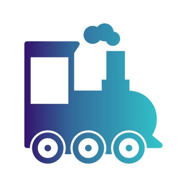  Vektör tren simgesi illüstrasyonu