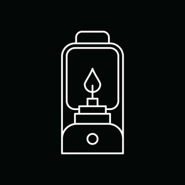 Projeniz için vektör lambası simgesi