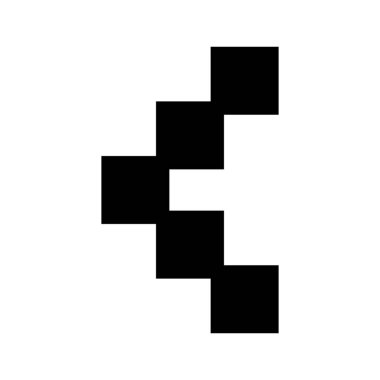Web tasarımı için sol yön ok simgesi