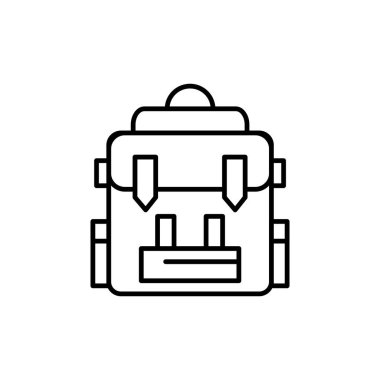 okul çantası, vektör illüstrasyonu